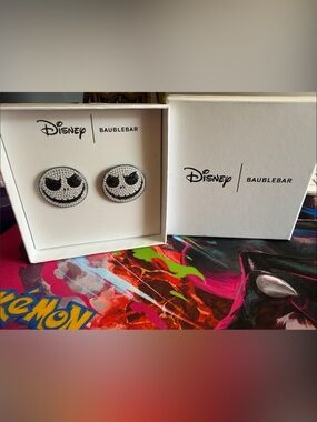 Disney x BaubleBar Nightmare Before Christmas Pavé Stud Earrings